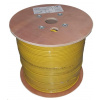 UTP kabel LEXI-Net, Cat6, licna(lanko), LS0H, Dca, žlutý, 500m, cívka