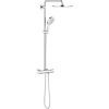Grohe Rainshower sprchová súprava nástenná s termostatom s dažďovou sprchou StarLight Chrome 27968001