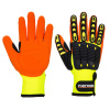 Portwest A721 Anti Impact Grip Pracovné rukavice žltá/oranžová 7/S