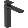 Hansgrohe Vernis Shape, vysoká umývadlová batéria s výpustom, EcoSmart, čierna matná, HAN-71562670
