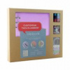 Diár A5 Filofax Clipbook kreatívny set pastel fialový