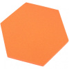 Akustický panel šesťuholník oranžový 50x50 cm hrúbka 3cm hexagon
