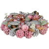MagicHome Vianoce Veniec MagicHome Vianoce, adventný, ružový, 30 cm