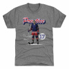 New York Rangers - Dean Prentice Retro Script Gray NHL Tričko L/USA=XL/EU