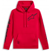 mikina TRIPLE HOODIE, ALPINESTARS (červená, vel. XL)