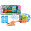 LEAN TOYS Stroj na bubliny Vyžínač na trávu - modrá