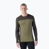 Pánsky termoaktívny longsleeve Smartwool Classic Thermal Merino Base Layer Colorblock winter moss