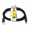 Logo USB kabel (2.0) USB A samec - USB B samec 3m černý
