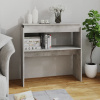 Konzolový stolík betónový sivý 80x30x80 cm drevotrieska-ForU-808318
