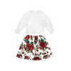 Kostým pre dievča - Cracovian kostým folk maskovanie bieleho maskovania [l] (Cracovian kostým Highlander White [l] 2el)