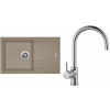 Set Sinks G4254 (dřez Linea 780 Truffle 54 + baterie Vitalia Chrom - lesklý)