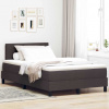 zahrada-XL Posteľ boxspring s matracom Tmavohnedá 120 x 190 cm látka 3338674