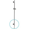 Sapho Sapho, Posuvný držiak sprchy, vývod vody, 720mm, chróm, 1202-08