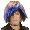 Pánska parochňa Emo fialova-blond krátka