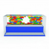 LEGO® 5006157 Vitrínka na hranie a vystavovanie modré