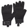 Ferratové rukavice Black Diamond Crag Half-Finger Gloves Čierná