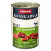 Animonda GRANCARNO Adult - hovädzie, kačacie srdce 400g