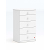 Cilek Študentská komoda vysoká Varia White