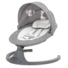 ELEKTRICKÉ houpátko KIDWELL LUXI 2v1 s moskytiérou a BLUETOOTH Dark Melange (BUELLUX01A1)