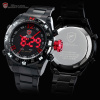 Hodinky SHARK BLACK RED LED