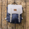 OldCottonCargo PATRIOT BAG 7000 - hnědá s kož. klop