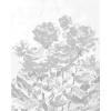 ZUTY Bodkovanie - ČERVENÉ KVETY NA ŠEDOM POZADIÍ Rámovanie: vypnuté plátno na rám, Rozmer: 40x50 cm