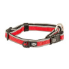 Obojok DUVO+ EXPLOR WEST nylon červená farba 40-65 cm / 25 mm