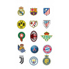 CUKROVÁ TLAČ jedlý obrázok na tortu Cukrová hmota Kluby Logo Erb FUTBAL 53
