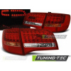 Tuning-tec Zadné LED svetlá ČERVENÉ BIELE pasuje na AUDI A6 C6 05-08 AVANT