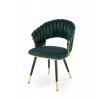 Halmar Stolička K551, zelená, velvet