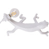 Seletti Stolové svietidlo CHAMELEON GOING DOWN 21 cm, biela, USB zásuvka
