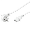 Napájací kábel PremiumCord 230V k počítaču 2 m biely