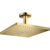 Hansgrohe 26250990 RAINDANCE E horná sprcha 300 1jet s prívodom zo stropu, leštený vzhľad zlata
