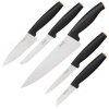Kit sada 5 kuchynských nožov FISKARS OSTRÉ (Kit sada 5 kuchynských nožov FISKARS OSTRÉ)