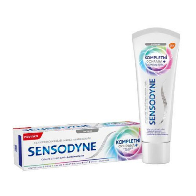 Sensodyne Complete Protection Whitening bieliaca zubná pasta pre kompletnú ochranu 75 ml