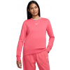 Dámska mikina Nike, SPORTSWEAR PHOENIX FLEECE ružová,biela XS