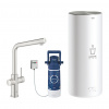GROHE Red Duo - Výpusť a bojler, veľkosť L, supersteel 30325DC1