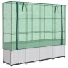 Kvetináč plast biely VidaXL 160 cm x 40 x 53 cm