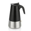 Kela Konvice na espresso Ferrara nerez černá, 300 ml
