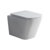 Mereo WC závesné kapotované, Smart Flush RIMLESS, 490x340x350, keramické, vr. sedátka CSS1 VSD83T1