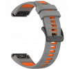 Pásik RZAkcesoria pre Garmin 22 mm sivý