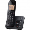Panasonic KX-TGC220 digitálny bezdrôtový telefón s odkazovačom (režim Eco, blokovanie nechcených hovorov, sekretárka: cca 15 min), čierny