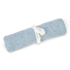 LITTLE DUTCH Plienka zavinovacia 120x120 cm Pure Denim Blue