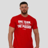 GymBeam Tričko One Team Red SS