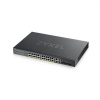 Zyxel GS1920-24HPv2, 28 Port Smart Managed PoE Switch 24x Gigabit Copper PoE and 4x Gigabit dual pers., hybrid mode, 375 Watt PoE GS192024HPV2-EU0101F