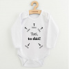 Body s potlačou New Baby Tati, to dáš! Biela 74 (6-9m)