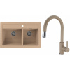 Set Alveus (dřez Atrox 50 Beige 55 + baterie Delos Beige 55) SETA22294