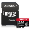 ADATA 256GB MicroSDXC UHS-I U3 V30S HIGH + adapter AUSDX256GUI3V30SHA2-RA1