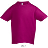 SOL's Collection Tričko Regent Kids, krátký rukáv, dětské COT25197031086-fuchsia 8 roků Fuchsia