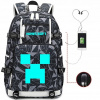 Školský batoh - Batoh Minecraft Vodotesné žiariace v tme (Školský batoh - Batoh Minecraft Vodotesné žiariace v tme)
